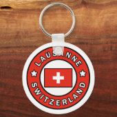 Lausanne Zwitserland Sleutelhanger (Voorkant)