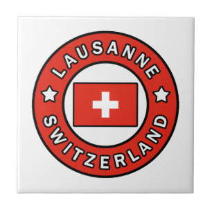 Lausanne Zwitserland Tegeltje