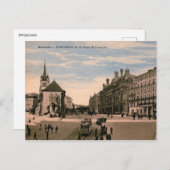 Lausanne, Zwitserland, Uitzicht, Vintage 1914 Briefkaart (Voorkant / Achterkant)