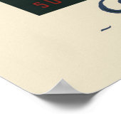 Lausanne Zwitserland Vintage Travel Poster (Hoek)