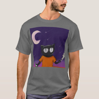 LAUSSEN DE CAT-geïnspireerde illustratie T-shirt