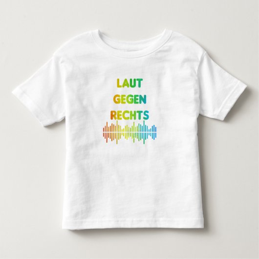 Laut gegen rechts No5 Kinder Shirts (Voorkant)