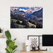 Lauterbrannen Valley Poster (Thuiskantoor)