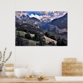 Lauterbrannen Valley Poster (Keuken)