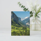 Lauterbrunnen - Bernese Alps - Zwitserland Briefkaart (Staand voorkant)