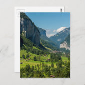 Lauterbrunnen - Bernese Alps - Zwitserland Briefkaart (Voorkant / Achterkant)