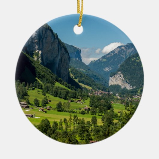 Lauterbrunnen - Bernese Alps - Zwitserland Keramisch Ornament (Voorkant)