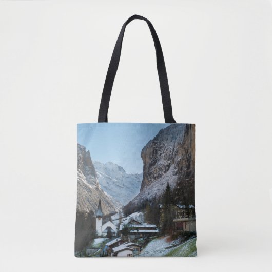Lauterbrunnen Canvas tas (Voorkant)