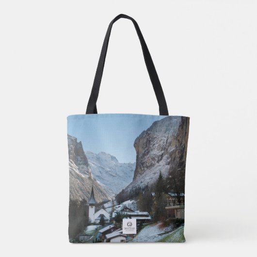 Lauterbrunnen Canvas tas (Achterkant)