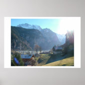 Lauterbrunnen Fog Poster (Voorkant)