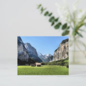 Lauterbrunnen glacial valley briefkaart (Staand voorkant)