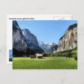 Lauterbrunnen glacial valley briefkaart (Voorkant / Achterkant)
