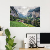 Lauterbrunnen Poster (Thuiskantoor)