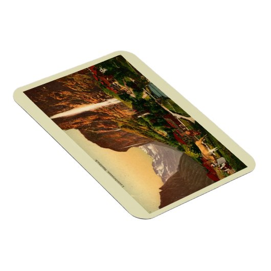 Lauterbrunnen Staubbach Waterfall Zwitserland Magneet (Rechterzijde)