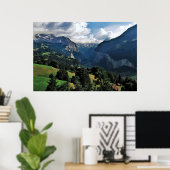 Lauterbrunnen Uitzicht Poster (Thuiskantoor)
