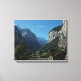 Lauterbrunnen Valley Canvas Muurprint