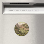 Lauterbrunnen Valley en Briethorn uit Wengen, B Magneet (Insitu (Vaatwasser))