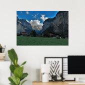 Lauterbrunnen Valley Floor Poster (Thuiskantoor)