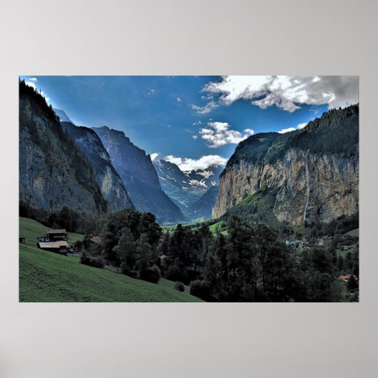 Lauterbrunnen Valley Poster (Voorkant)