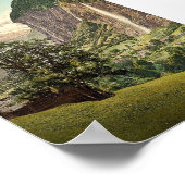 Lauterbrunnen Valley with Staubbach Waterfall, Ber Poster (Hoek)