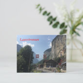 Lauterbrunnen Valley, Zwitserland Briefkaart (Staand voorkant)