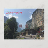 Lauterbrunnen Valley, Zwitserland Briefkaart (Voorkant)