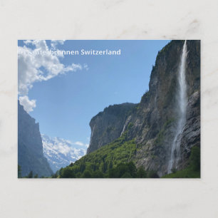 Lauterbrunnen Zwitserland Alpen Originele foto Briefkaart