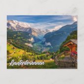 Lauterbrunnen, Zwitserland Briefkaart (Voorkant)