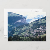 Lauterbrunnen, Zwitserland Briefkaart (Voorkant / Achterkant)