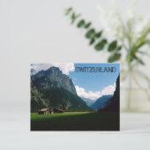 Lauterbrunnen Zwitserland Briefkaart (Staand voorkant)