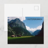 Lauterbrunnen Zwitserland Briefkaart (Voorkant / Achterkant)
