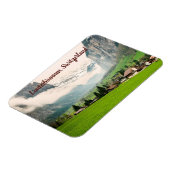 Lauterbrunnen Zwitserland gestilised Magneet (Linkerzijde)