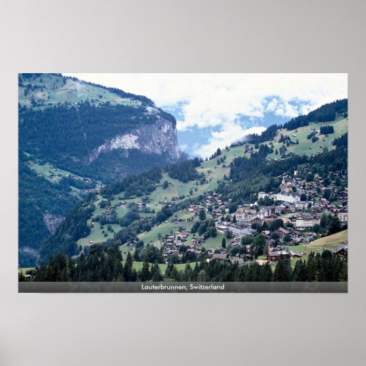 Lauterbrunnen, Zwitserland Poster (Voorkant)