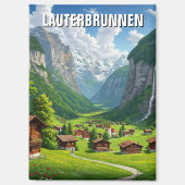 Lauterbrunnen Zwitserland Reizen Magneet (Voorkant)