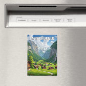 Lauterbrunnen Zwitserland Reizen Magneet (Insitu (Vaatwasser))