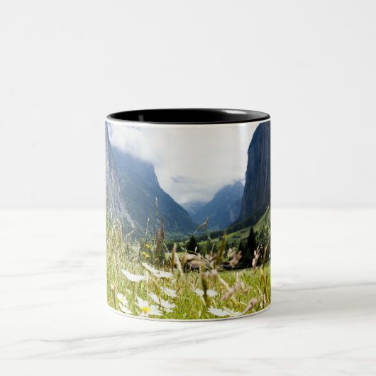 Lauterbrunnen, Zwitserland Tweekleurige Koffiemok (Center)