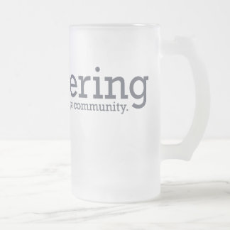 Lautering Glass Stein Matglas Bierpul