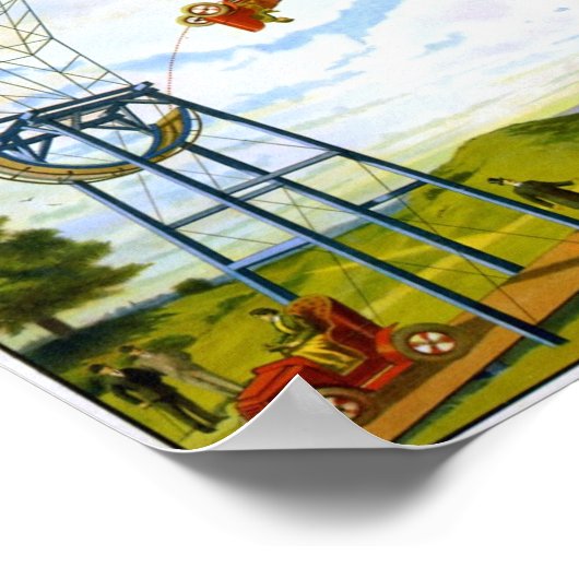 L'Auto Bolide Thrilling Dip of Death Circus Poster (Hoek)