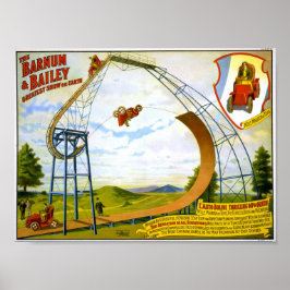L'Auto Bolide Thrilling Dip of Death Circus Poster