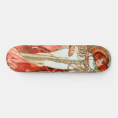 L'Automne door Alphonse Mucha Persoonlijk Skateboard (Horizontaal)