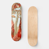 L'Automne door Alphonse Mucha Persoonlijk Skateboard (Voorkant)