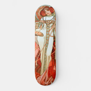 L'Automne door Alphonse Mucha Persoonlijk Skateboard