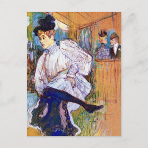 Lautrec: Jane Avril dansen Briefkaart