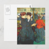 Lautrec op de route twee vrouwen die lopen briefkaart (Voorkant / Achterkant)