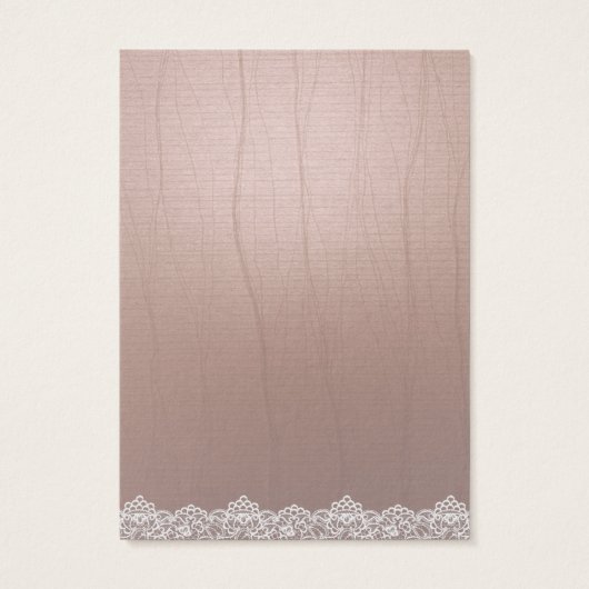 lauw Zen-papier dat beeldschermen verkrijgt Visitekaartje (Achterkant)