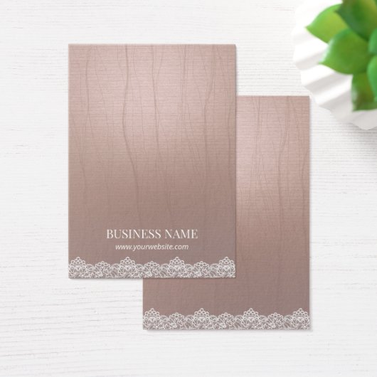 lauw Zen-papier dat beeldschermen verkrijgt Visitekaartje (Bureau)