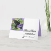 Lav-vlinder de Geheime om het even welke Kaart (Achterkant)