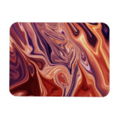 Lava abstracte kunst magneet (Horizontaal)