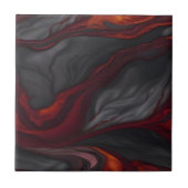 Lava aderen marmer tegeltje (Voorkant)