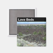 Lava Beds Nationaal Monument Magneet (Voorkant / Achterkant)